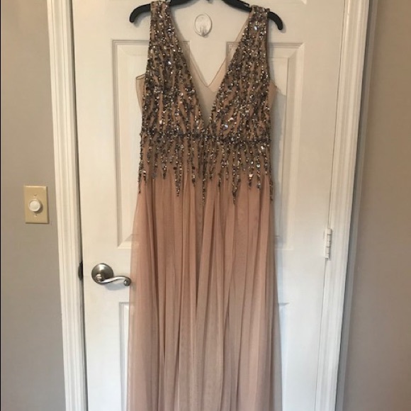 Aidan Mattox Dresses & Skirts - Peach evening gown